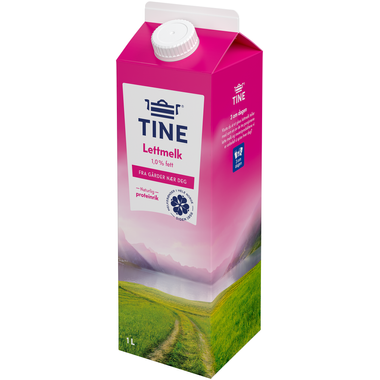 Lettmelk 1%