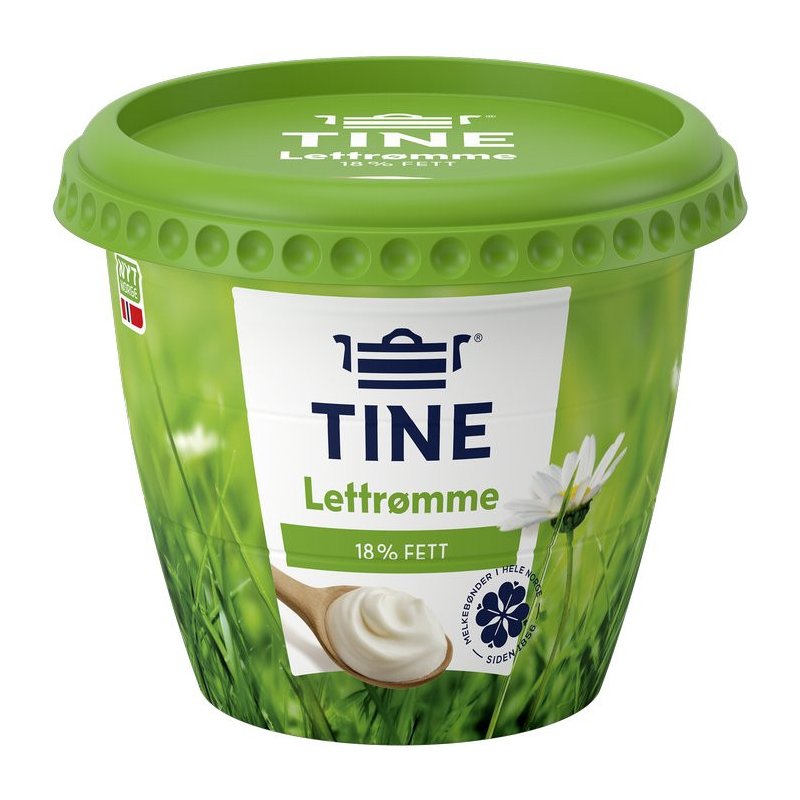 Lettrømme 17%
